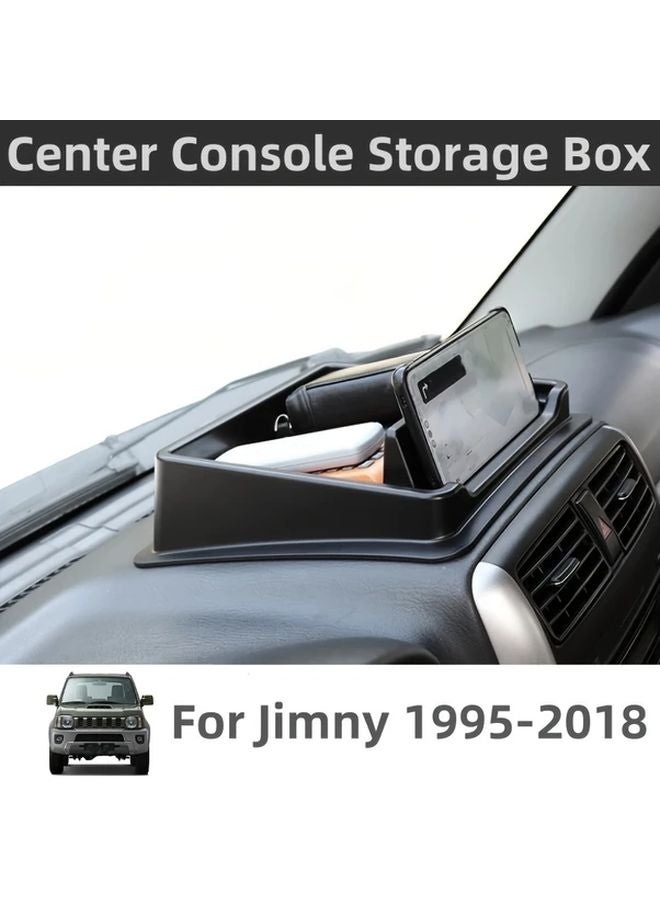 صندوق تخزين وحدة التحكم المركزية باللون الأسود لسيارة سوزوكي جيمني 1998-2018 JB33 JB43 - Image 1